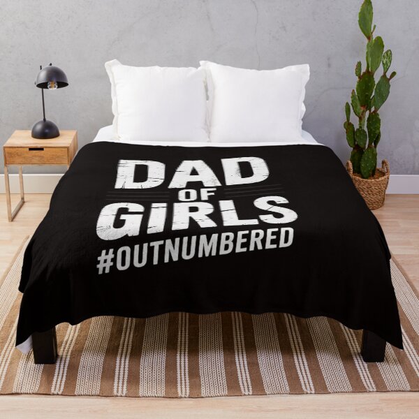Item preview, Dad of Girls Outnumbered Men Daddy Fathers Day designed and sold by RatCurry.
