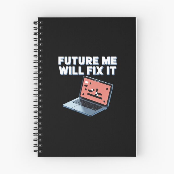 Item preview, Future Me Will Fix It Procrastinator Geek designed and sold by Sandrhaus.