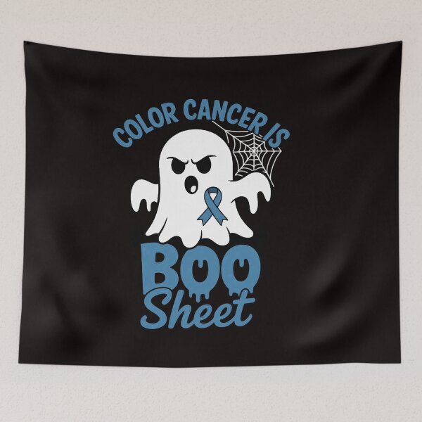 Item preview, Colon Cancer is boo sheet Halloween Colon Cancer Awareness designed and sold by RatCurry.