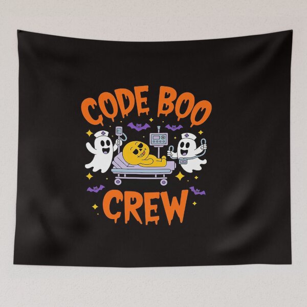 Item preview, Code Boo Crew, Ghost Nurse Halloween, Ghost ER Nurse designed and sold by RatCurry.