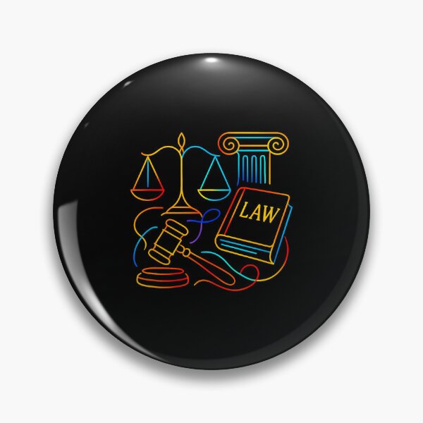 Item preview, Cool Lawyer Design Courtroom Legal Attorney Thin Line Art designed and sold by RuthSheila.