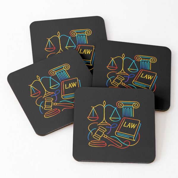 Item preview, Cool Lawyer Design Courtroom Legal Attorney Thin Line Art designed and sold by RuthSheila.