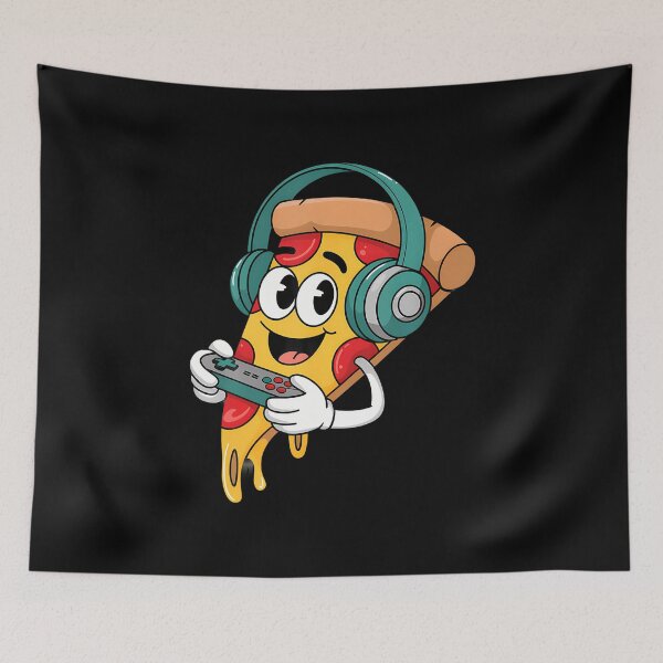 Item preview, Gamer Pizza Video Gaming Funny Food Men Boys Kids Teen Youth designed and sold by DanielleTonia.