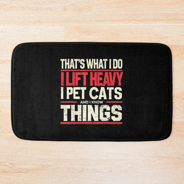 Item preview, Funny Gym Workout Weightlifting Cat Animal Themed Quote designed and sold by AdellGretchen.