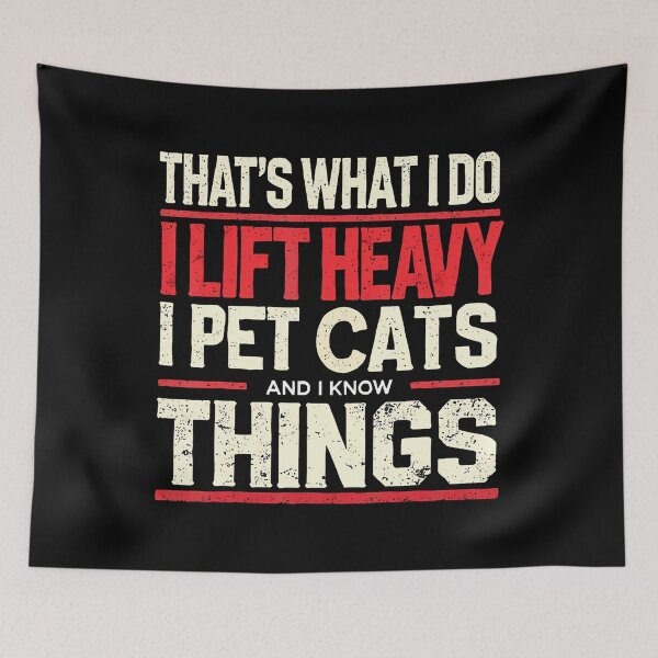 Item preview, Funny Gym Workout Weightlifting Cat Animal Themed Quote designed and sold by AdellGretchen.