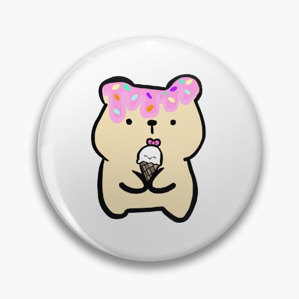 Item preview, Cute Adorable Ice Cream Kawaii Bear Pink Graphic designed and sold by pasteldreams26.