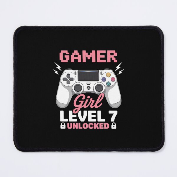 Item preview, Gamer Girl Level 7 Unlocked Gaming designed and sold by ryukaizox1.