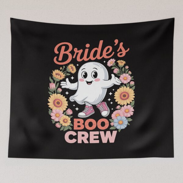 Item preview, Bride's Boo Crew Floral Ghost Wedding Bachelorette Halloween designed and sold by ForestMmost.