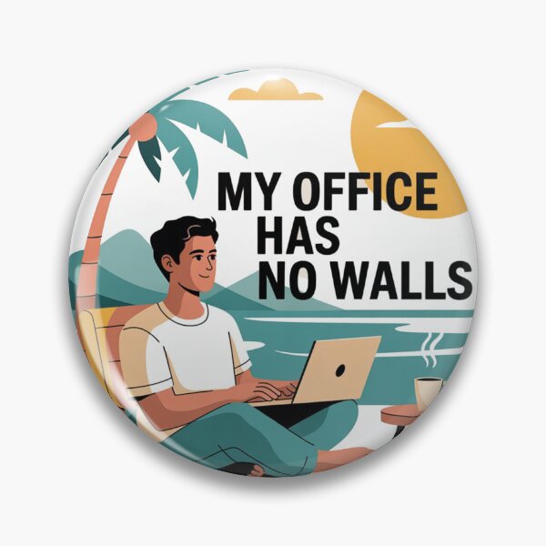 Item preview, My Office Has No Walls – Remote Life Loading designed and sold by Serge-Design.
