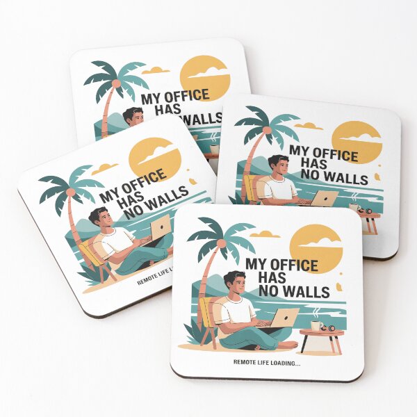 Item preview, My Office Has No Walls – Remote Life Loading designed and sold by Serge-Design.