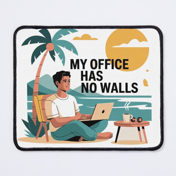 Item preview, My Office Has No Walls – Remote Life Loading designed and sold by Serge-Design.