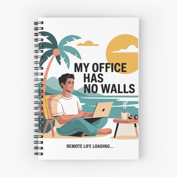 Item preview, My Office Has No Walls – Remote Life Loading designed and sold by Serge-Design.