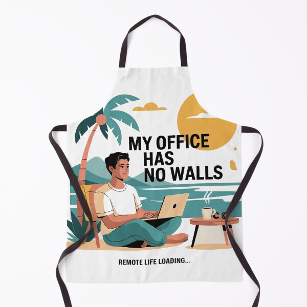 Item preview, My Office Has No Walls – Remote Life Loading designed and sold by Serge-Design.