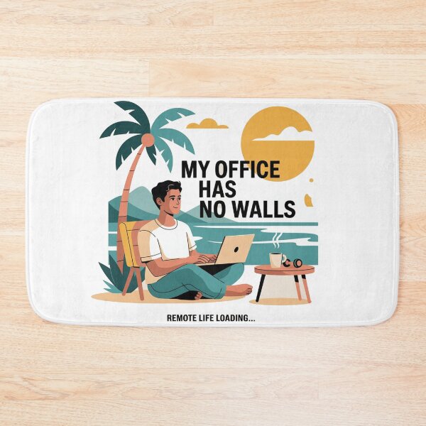 Item preview, My Office Has No Walls – Remote Life Loading designed and sold by Serge-Design.