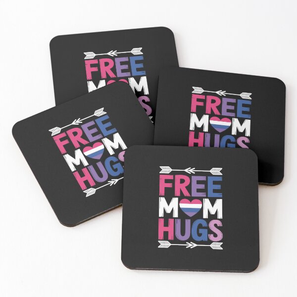 Item preview, Free Mom Hugs Bisexual Pride Flag LGBTQ Bi Mama Mommy Women designed and sold by SIGORDESIGN.