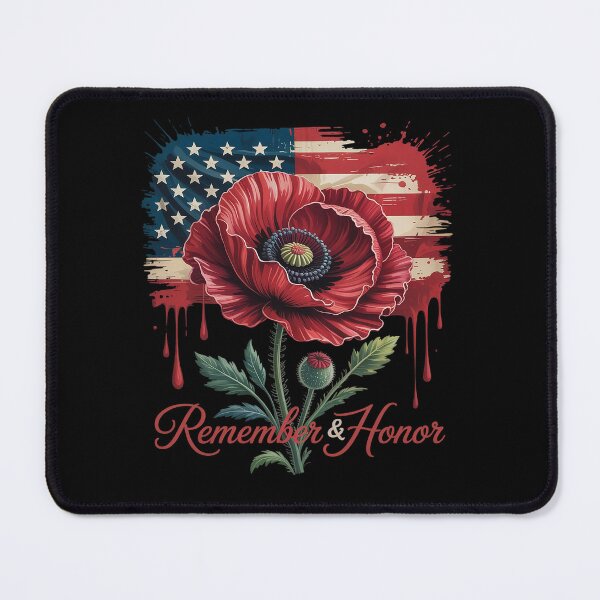 Item preview, Veterans Day Memorial Day Red Flower designed and sold by HeinzanoWeno.