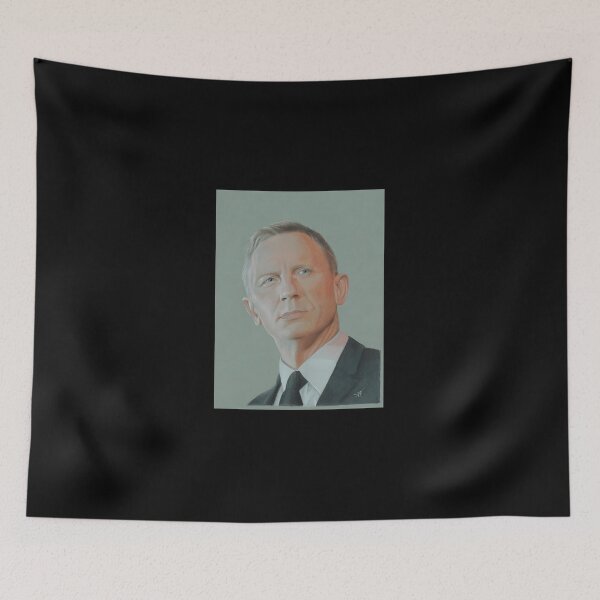 Item preview, Daniel-Craig-Coloured-Encil-Portrait designed and sold by AmyWiegands.