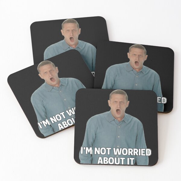 Item preview, Tim Robinson "I'm Not Worried About It" Sticker | ITYSL Funny Reaction Meme Decal designed and sold by cogiaovuong.