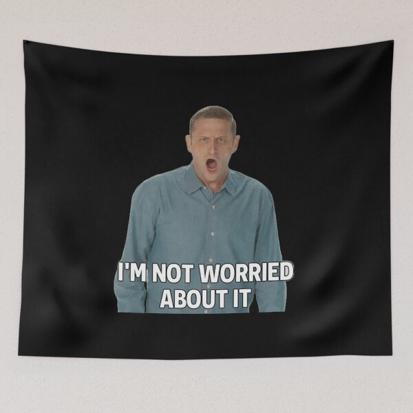 Item preview, Tim Robinson "I'm Not Worried About It" Sticker | ITYSL Funny Reaction Meme Decal designed and sold by cogiaovuong.