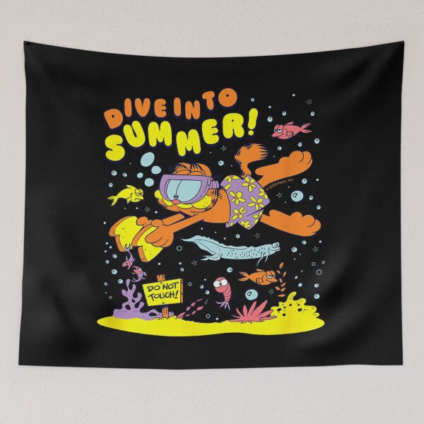 Item preview, Garfield Scuba Diver - Dive Into Summer Ocean Vibes designed and sold by WestoRyke.