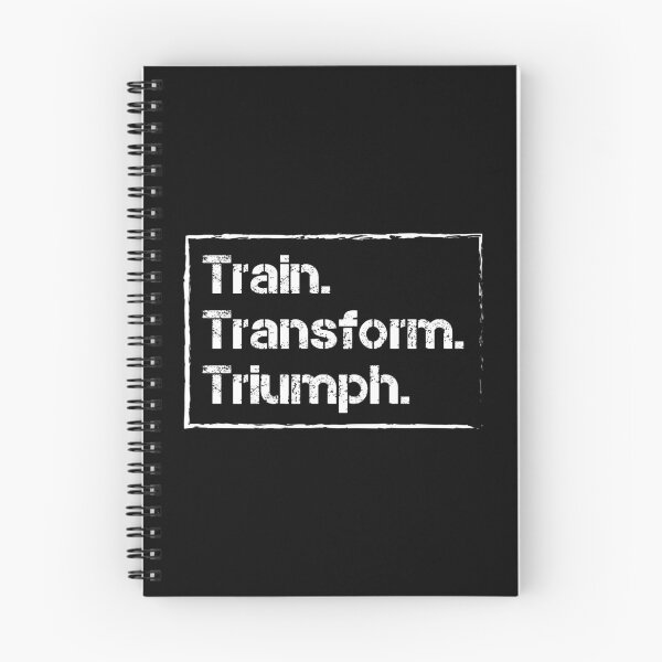 Item preview, Train Transform Triumph - Gym Quote designed and sold by MHMmerchz.