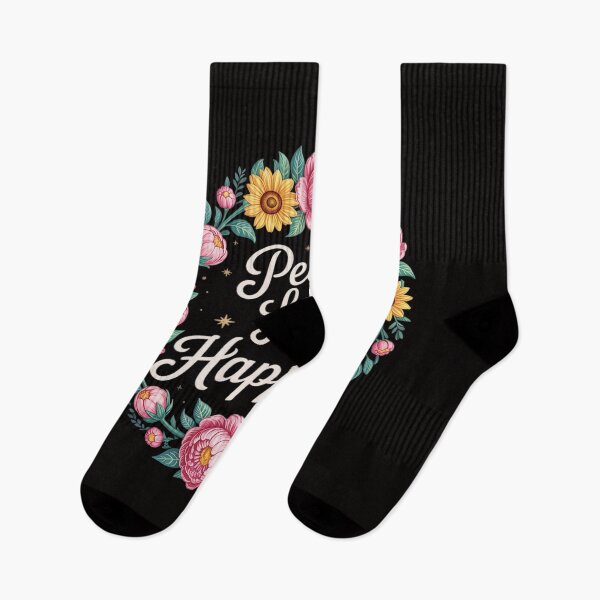 Item preview, Peace Love Happiness Sign Symbol Flowers Freedom Hippie Yoga designed and sold by ForestMmost.
