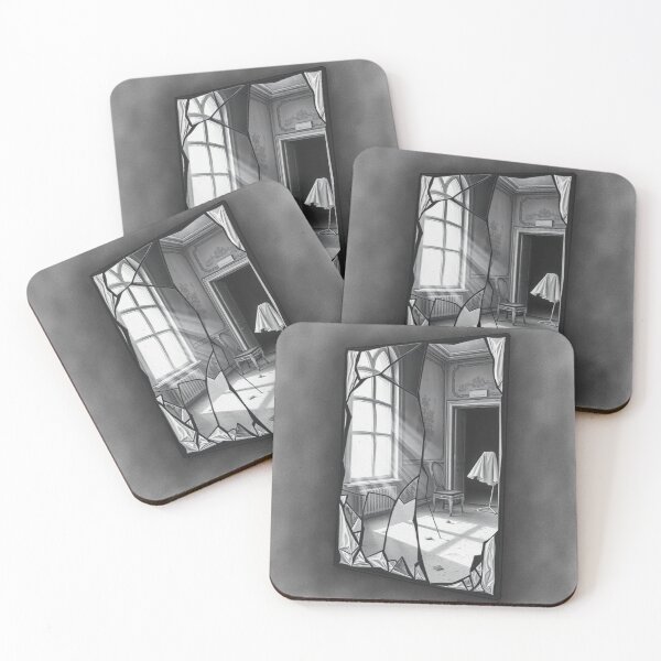 Item preview, Broken Mirror Ghost Art Print - Dark Victorian Gothic Wall Decor designed and sold by EllDAV777.