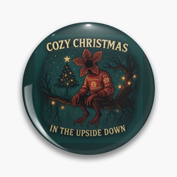 Item preview, A Cozy Christmas in the Upside Down designed and sold by FandomFunStudio.