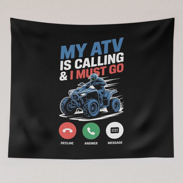 Item preview, My Atv Is Calling And I Must Go designed and sold by SiegridOffical.