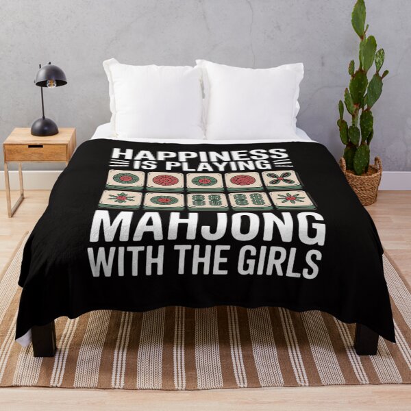 Item preview, Mahjong Gift Cool Happiness Is Playing Mahjong designed and sold by ForestMmost.