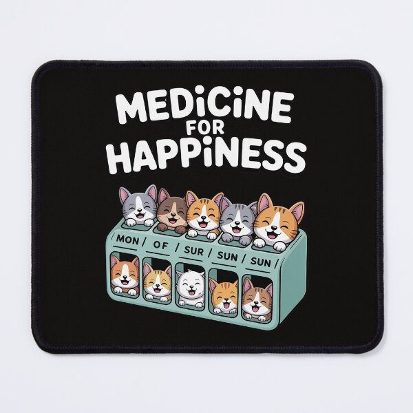 Item preview, medicine for happiness pill box animals dog breeds puppies designed and sold by ForestMmost.