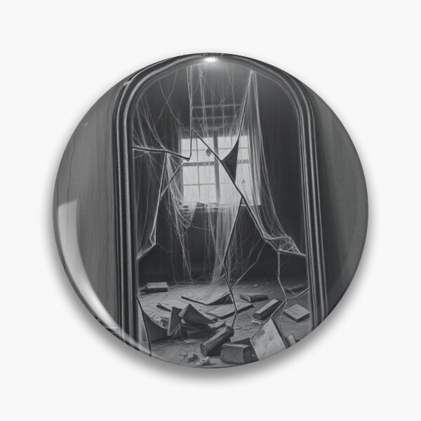 Item preview, Broken Mirror Gothic Art Print - Dark Abandoned Room designed and sold by EllDAV777.