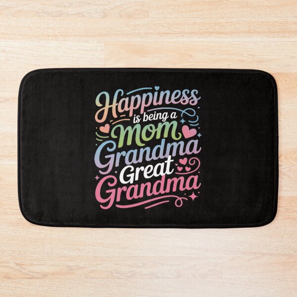 Item preview, Happiness is Being a Mom Grandma Great Grandma designed and sold by ForestMmost.