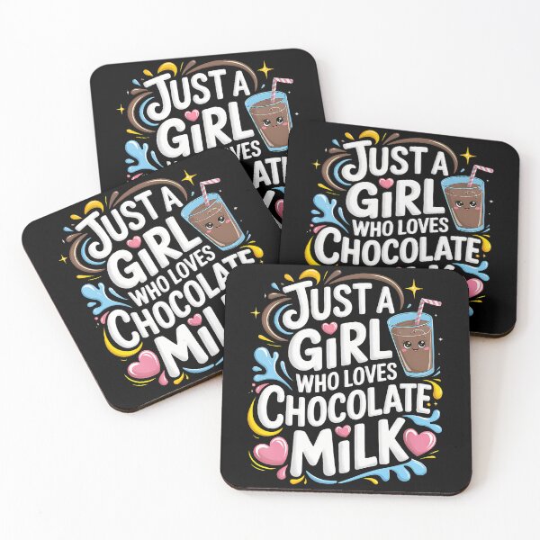 Item preview, Just A Girl Who Loves Chocolate Milk Cute Women Girls Kid designed and sold by DollieMichele.