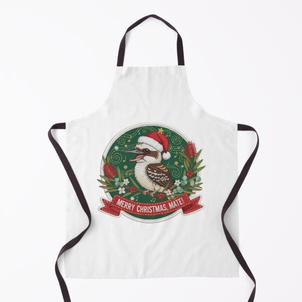 Item preview, Xmas Kookaburra - Christmas kookaburra bird - Merry kook mas australian kookaburra designed and sold by Prtina.