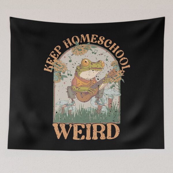 Item preview, Homeschool Teaching Keep Homeschool Weird Frog Mushroom designed and sold by MargieLauren.