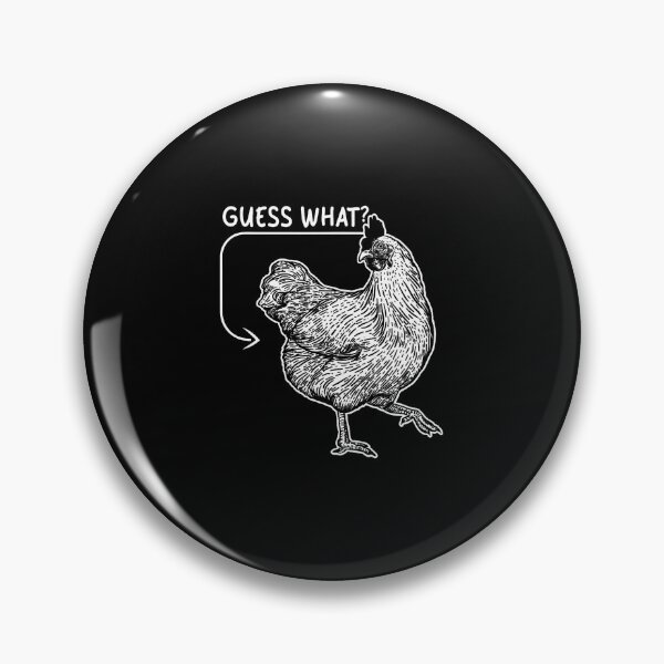 Item preview, Guess What Chicken Butt Shirt Funny Farm Chicken Men Women designed and sold by DollieMichele.