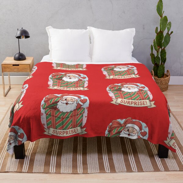 Item preview, Santa Surprise Gift Box - Cute Christmas Cartoon with 'Surprise!' Text designed and sold by Tidarat-27.