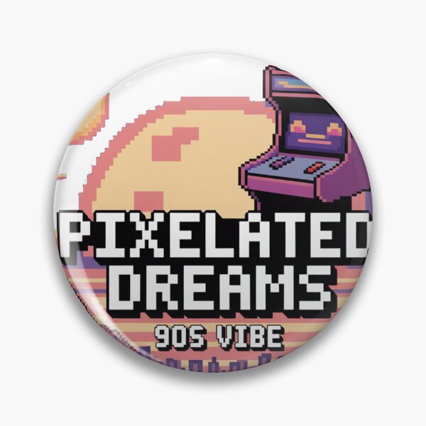 Item preview, Pixelated Dreams – 90s Vibe Arcade Sunset designed and sold by Serge-Design.