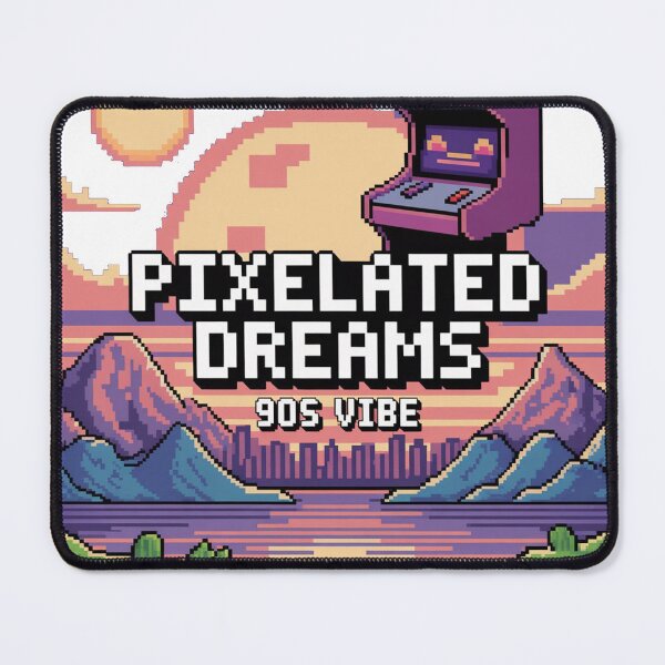 Item preview, Pixelated Dreams – 90s Vibe Arcade Sunset designed and sold by Serge-Design.