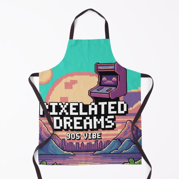 Item preview, Pixelated Dreams – 90s Vibe Arcade Sunset designed and sold by Serge-Design.