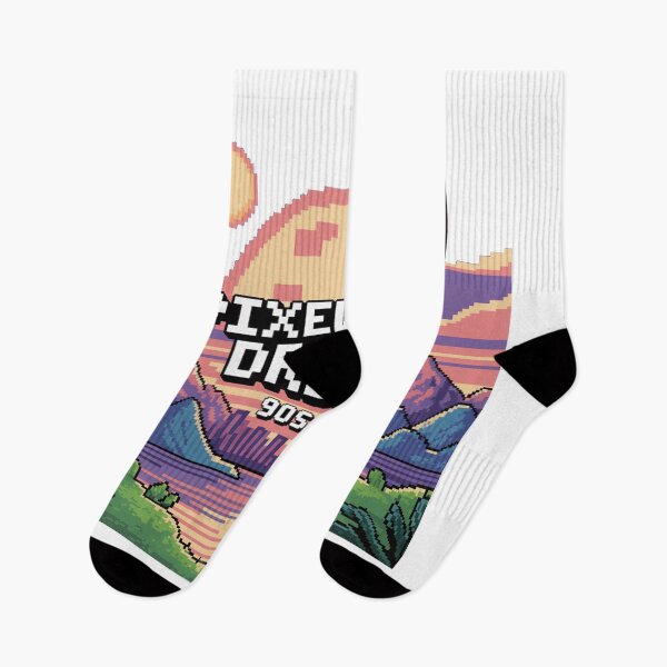 Item preview, Pixelated Dreams – 90s Vibe Arcade Sunset designed and sold by Serge-Design.