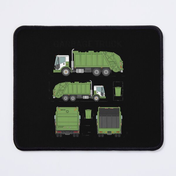 Item preview, Garbage Truck Blueprint Recycling Day Trash Waste Separation designed and sold by ryukaizox1.