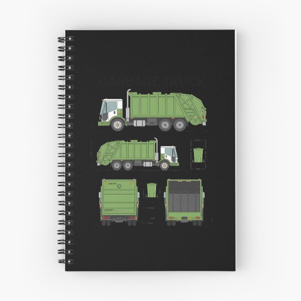 Item preview, Garbage Truck Blueprint Recycling Day Trash Waste Separation designed and sold by ryukaizox1.