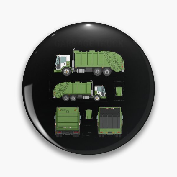 Item preview, Garbage Truck Blueprint Recycling Day Trash Waste Separation designed and sold by ryukaizox1.