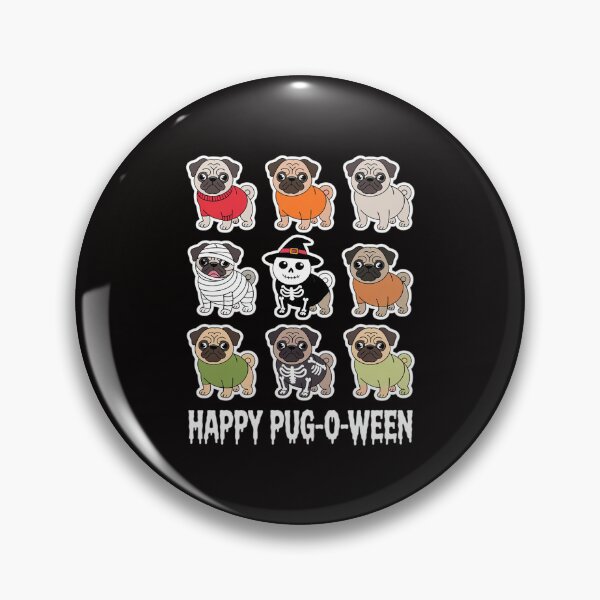 Item preview, Pug Happy Pug-o-ween Halloween Cute Spooky Gift Idea designed and sold by portcrysral.