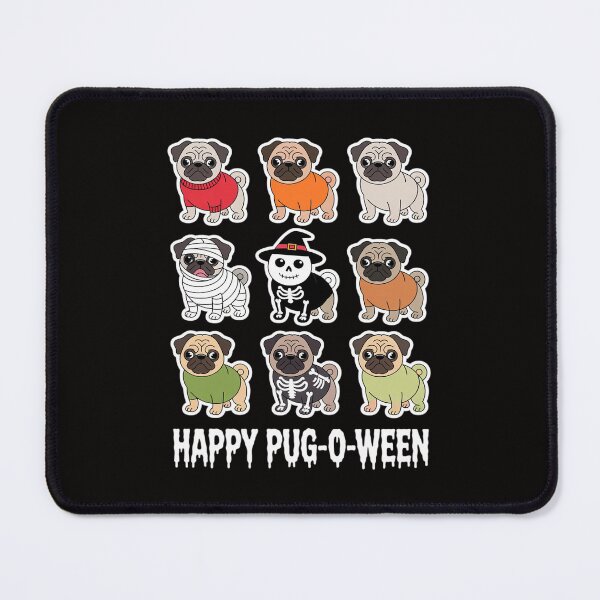 Item preview, Pug Happy Pug-o-ween Halloween Cute Spooky Gift Idea designed and sold by portcrysral.