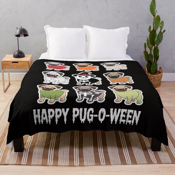 Item preview, Pug Happy Pug-o-ween Halloween Cute Spooky Gift Idea designed and sold by portcrysral.