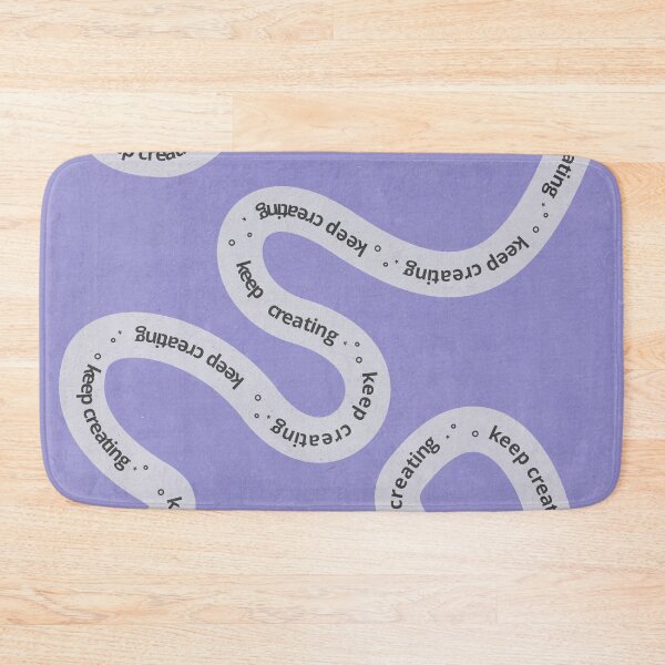 Item preview, Keep Creating — Wavy Motivational Text Design (Purple) designed and sold by emma.designs.