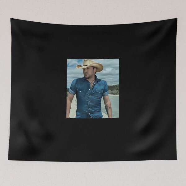 Item preview, Dark-Grey-Jason-Aldean-Music-Country-Singer-Nosaj-Aldean-Naedla-Jason-Mountain designed and sold by MahmoudZaid.